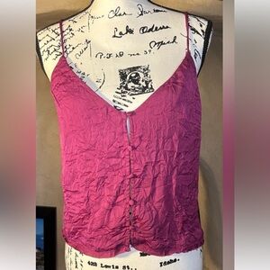 NWOT Free People Pink Shine Time Cami